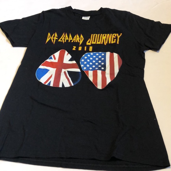 Def Leppard Journey 2018 Tour T-Shirt - Picture 2 of 7